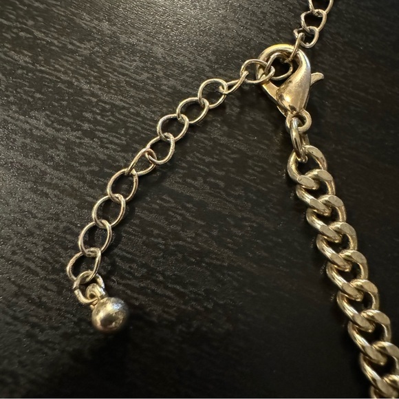 ⚜️3 for $30⚜️ Long White Translucent Acrylic Beaded Necklace (Station Necklace) - Picture 3 of 9